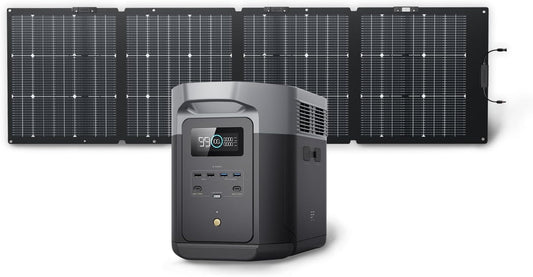 EF ECOFLOW Portable Power Station DELTA 3 Max, 2048Wh, 3400W X-Boost, Home