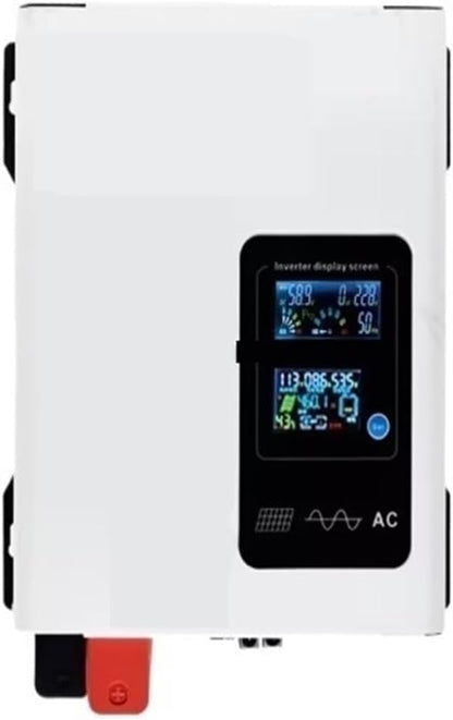1000W Hybrid Solar Inverter, 30A MPPT, 12V 24V 48V Input, 110V 220V Output, Pure Sine Wave, Off Grid(50Hz,12V to 110V)