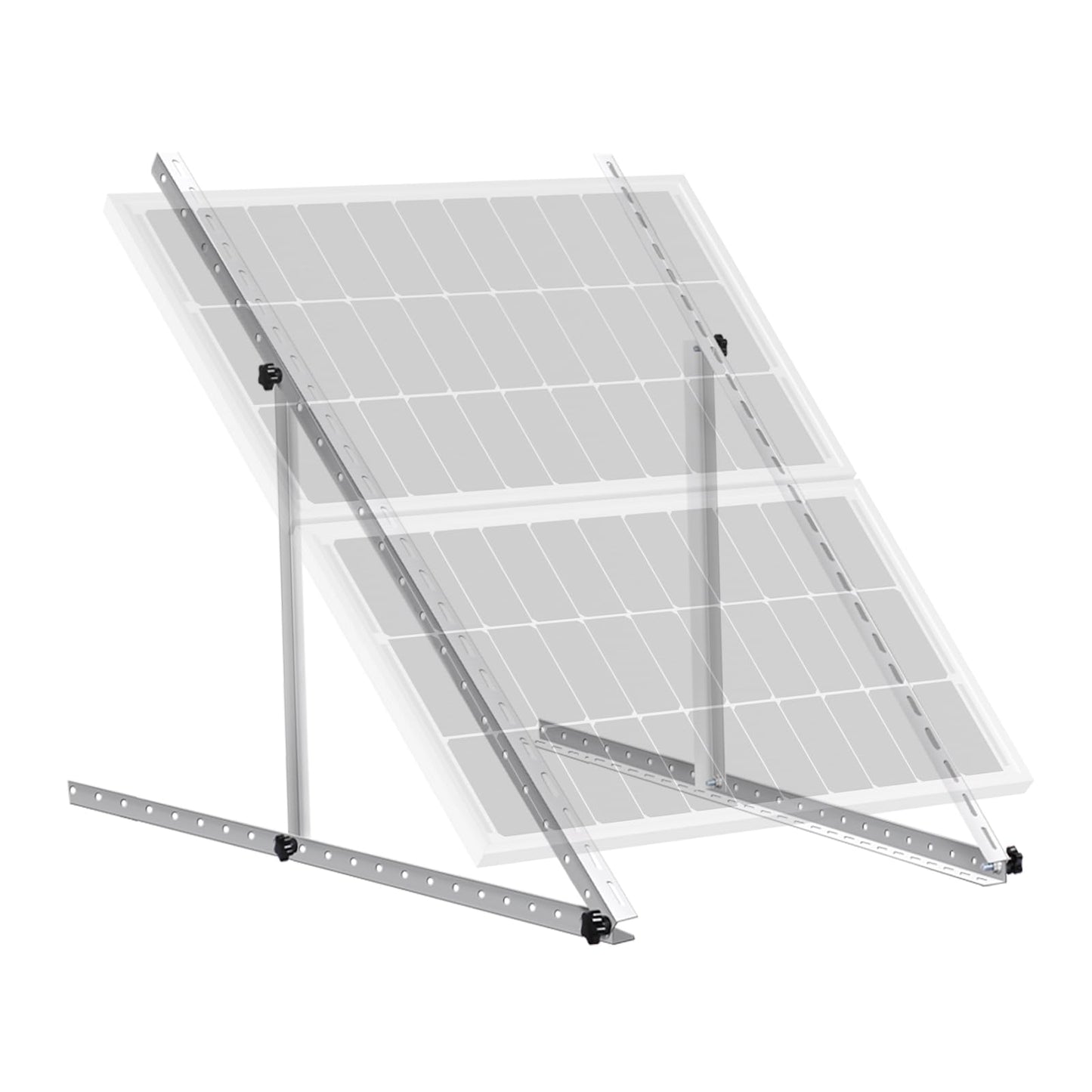ECO-WORTHY 2 Sets 45inch Adjustable Solar Panel Tilt Mounting Bracket