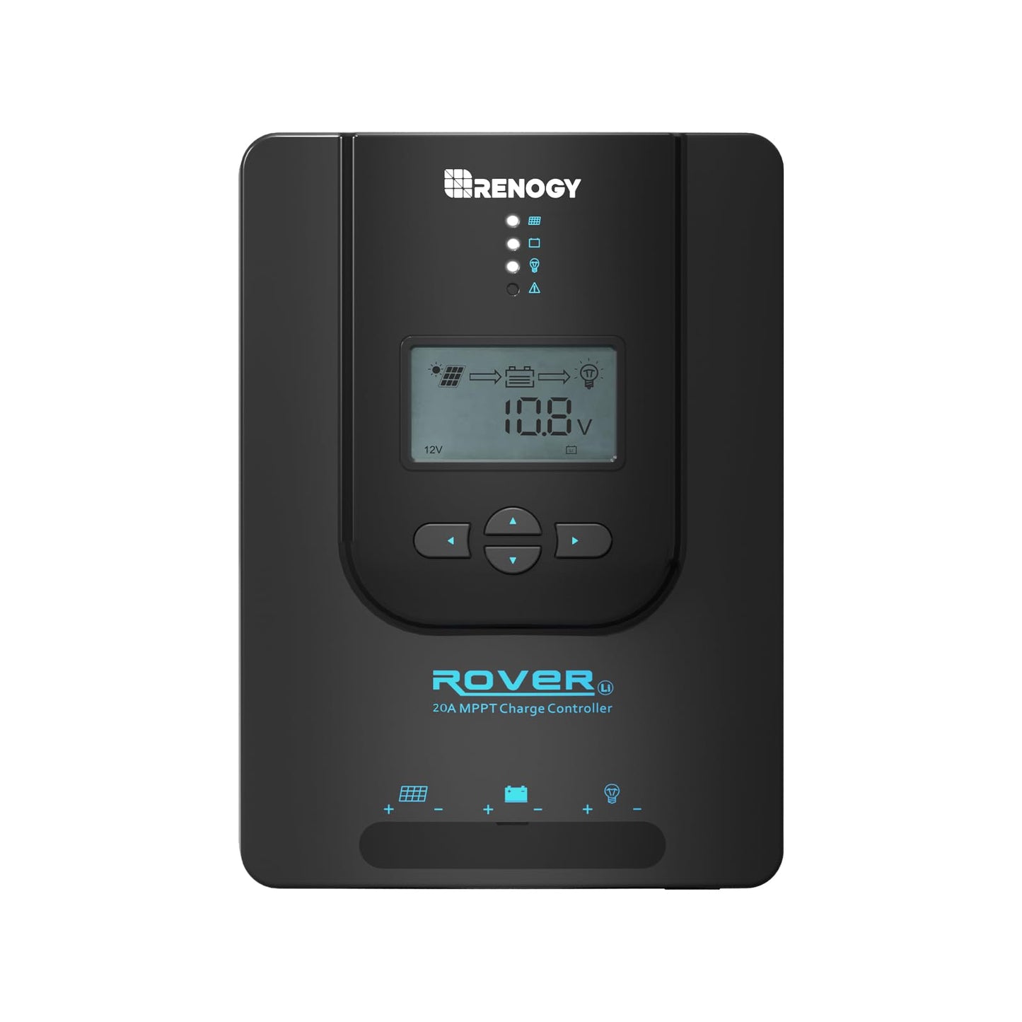 Renogy 40A MPPT Solar Charge Controller 12V/24V with RS485 Port Monitoring