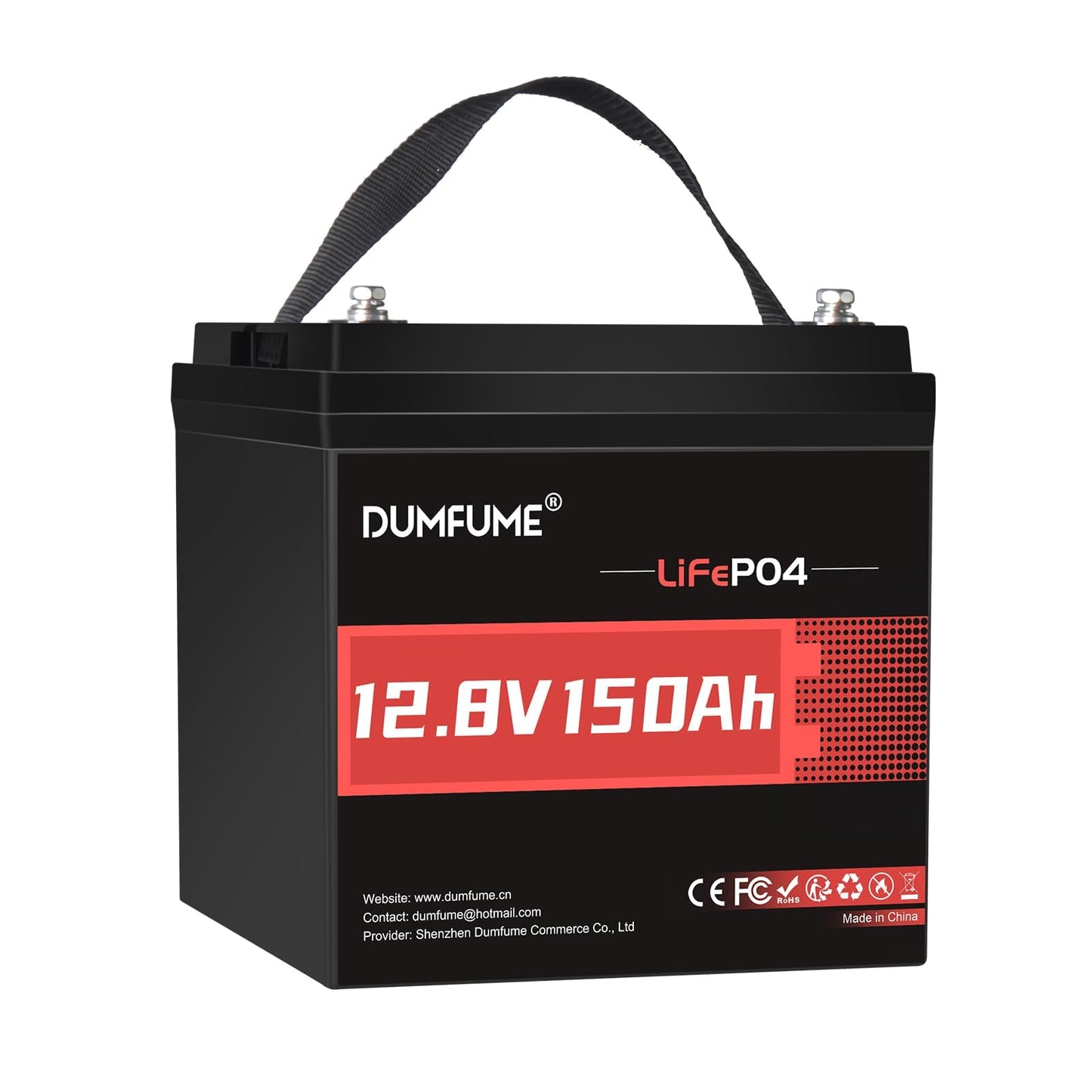 24V 100Ah Lithium LiFePO4 Battery Built-in 100A BMS Up to 15000 Cycles