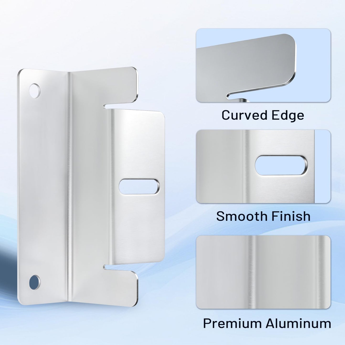 Solar Panel Mounting Z Brackets for RVs, Boats, Yachts (4Sets)