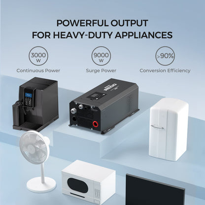 Renogy 48V 3500W Hybrid Inverter with 150V 80A MPPT Charge Controller