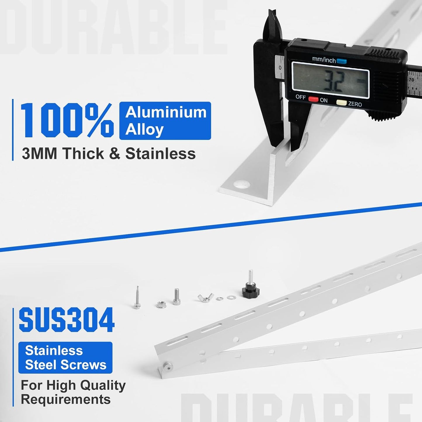 ECO-WORTHY 2 Sets 45inch Adjustable Solar Panel Tilt Mounting Bracket