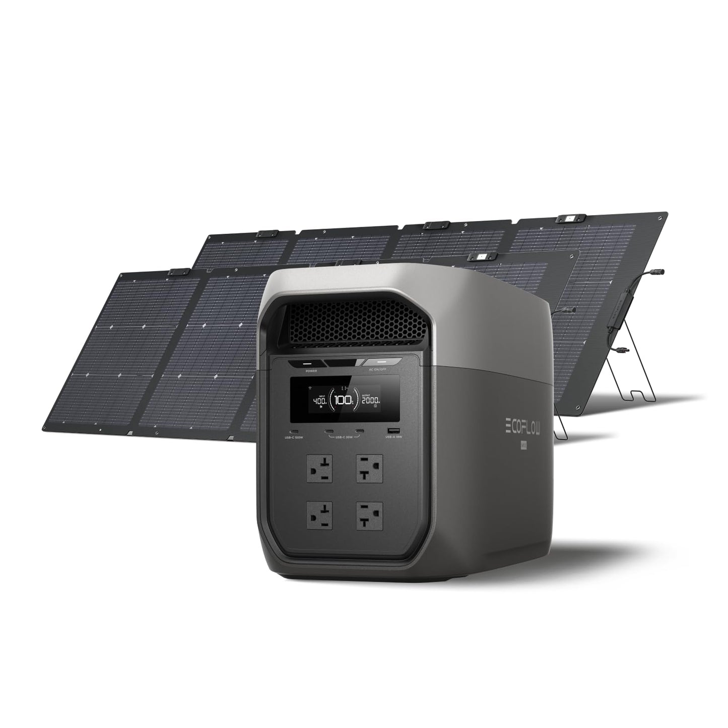 EF ECOFLOW Portable Power Station DELTA 3 Max, 2048Wh, 3400W X-Boost, Home