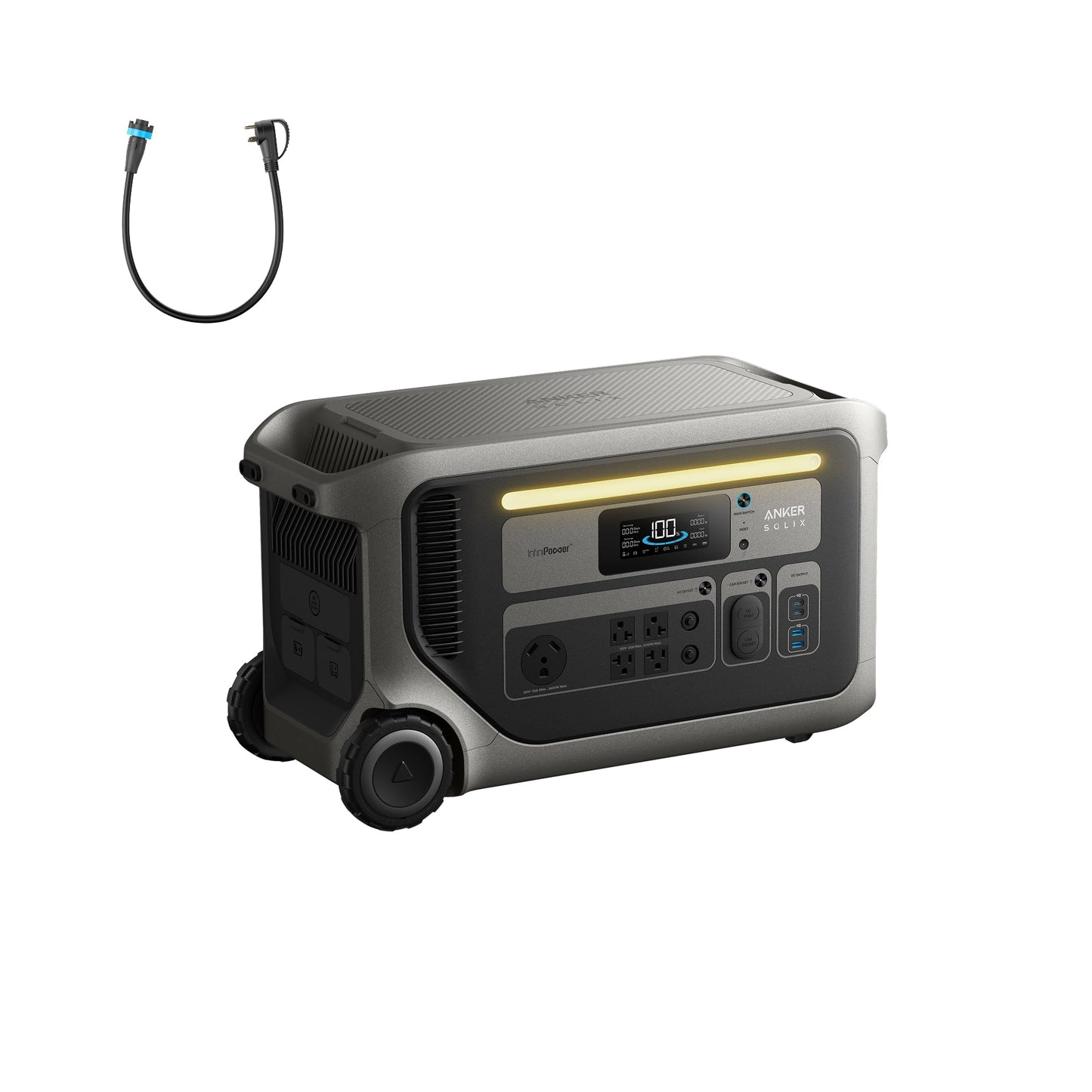 Anker SOLIX F3000 Portable Power Station, 3,072Wh, 6,000W, Solar Generators