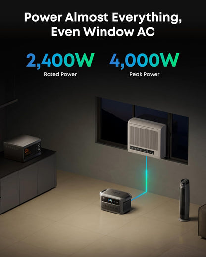 Anker SOLIX C2000 Gen 2 Portable Power Station and Expansion Battery