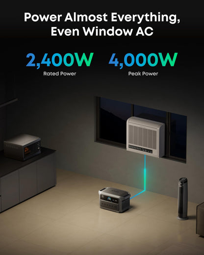 Anker SOLIX C2000 Gen 2 Portable Power Station and Expansion Battery