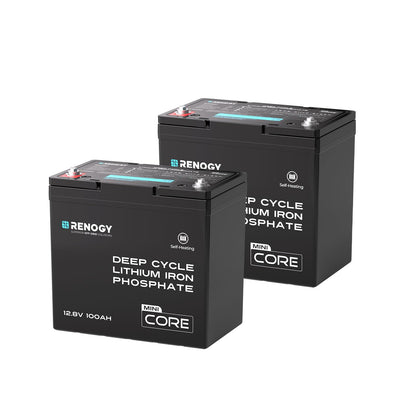 Renogy Core Mini 300Ah LiFePo4 Battery 12V Lithium Battery, Ultra-Compact