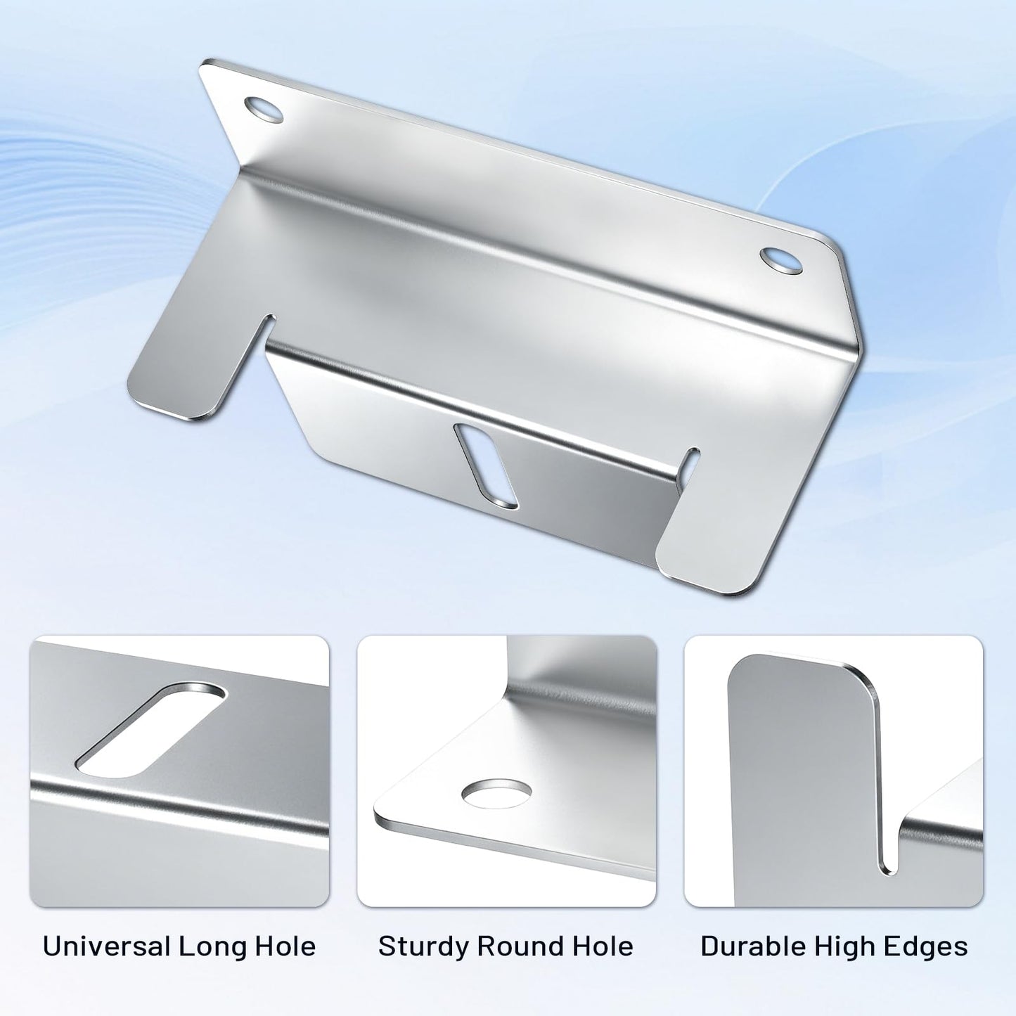Solar Panel Mounting Z Brackets for RVs, Boats, Yachts (4Sets)