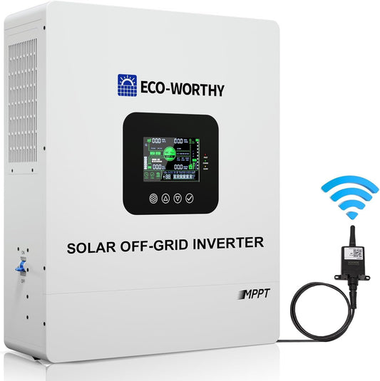ECO-WORTHY UL1741 5000W 48V Solar Inverter, Converts 48V DC to 120V AC