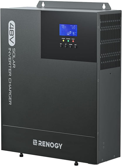 Renogy 48V 3500W Hybrid Inverter with 150V 80A MPPT Charge Controller
