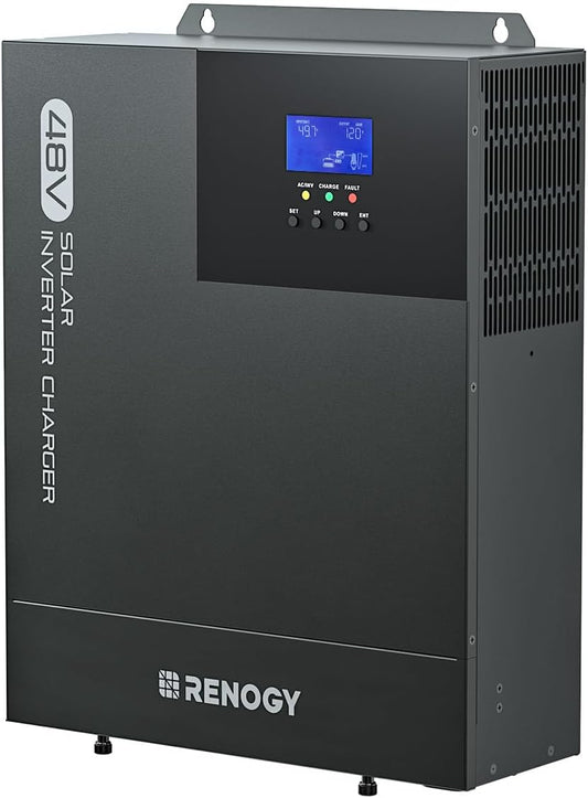 Renogy 48V 3500W Hybrid Inverter with 150V 80A MPPT Charge Controller