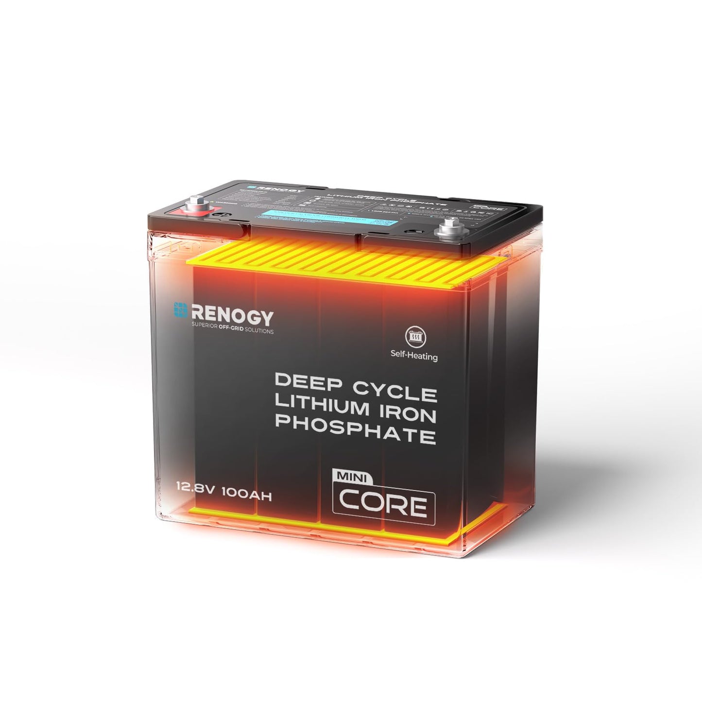 Renogy Core Mini 300Ah LiFePo4 Battery 12V Lithium Battery, Ultra-Compact