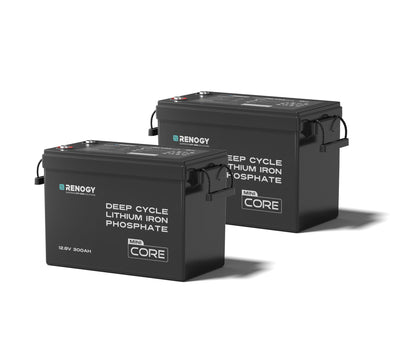 Renogy Core Mini 300Ah LiFePo4 Battery 12V Lithium Battery, Ultra-Compact
