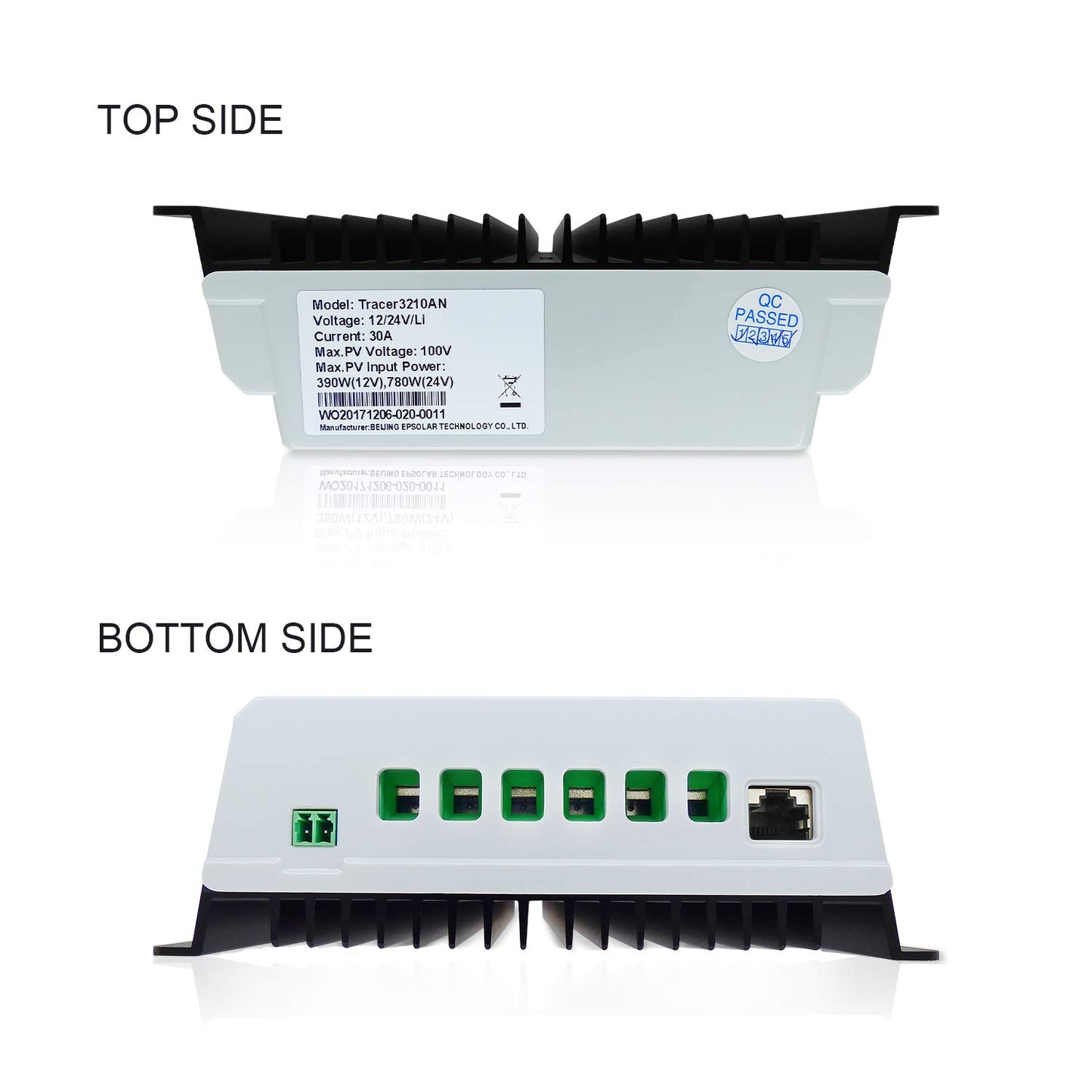 EPEVER MPPT Solar Charge Controller 40A Kit Tracer4210AN-G3 + MT52 + RTS