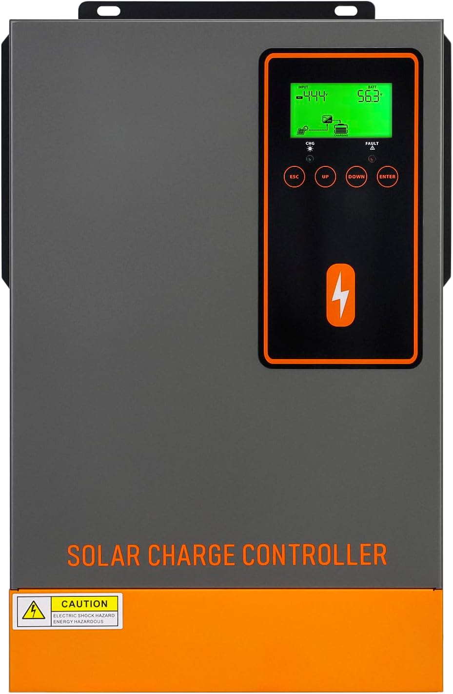 PowMr 140A MPPT Solar Charge Controller 48V, 140Amp Solar Regulator Max.PV Input 500V, Max. Charging Current Can be Set, Work with 48V Lead-Acid and Lithium Batteries