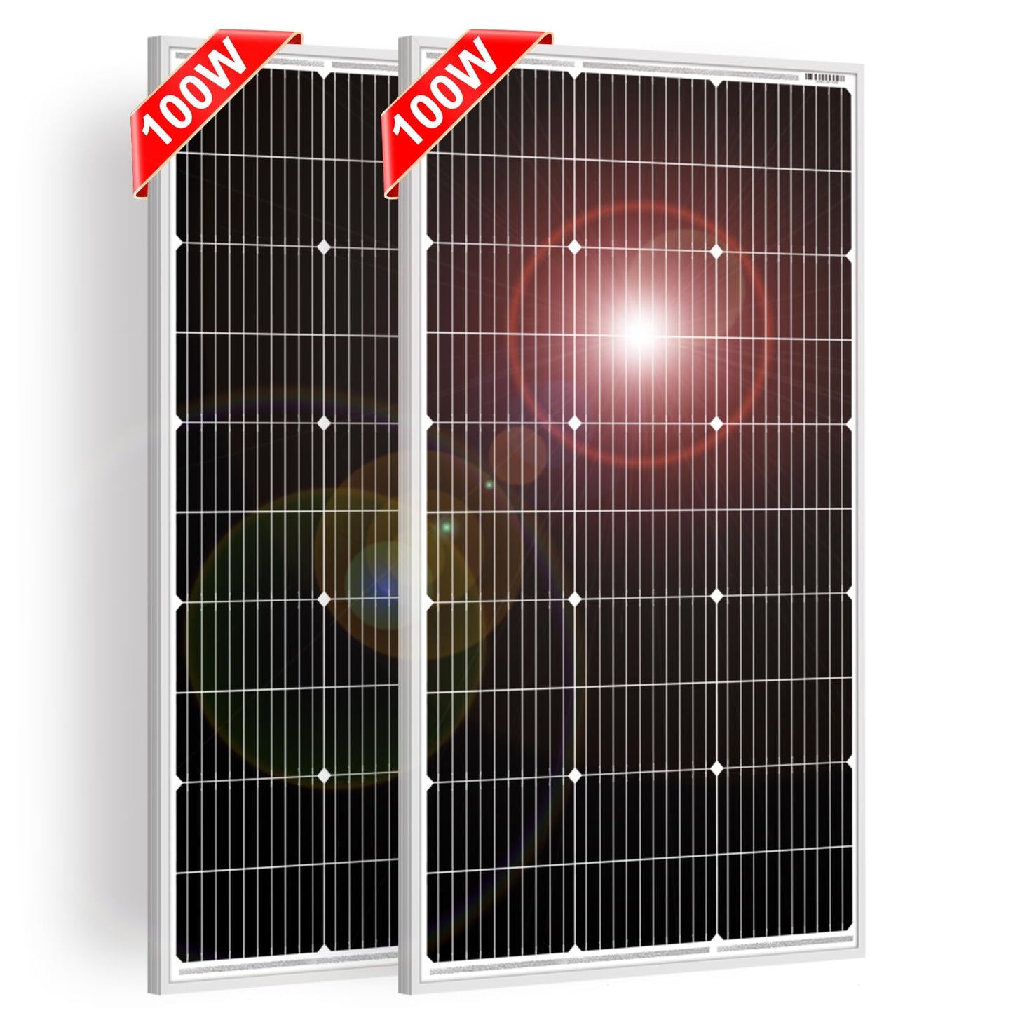DOKIO 800W Solar Panels, 2-Pack of 400W, 31V, for 12V/24V Systems.