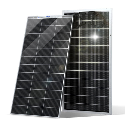 ECO-WORTHY 12V 195W Solar Panel Bifacial 12BB Monocrystalline