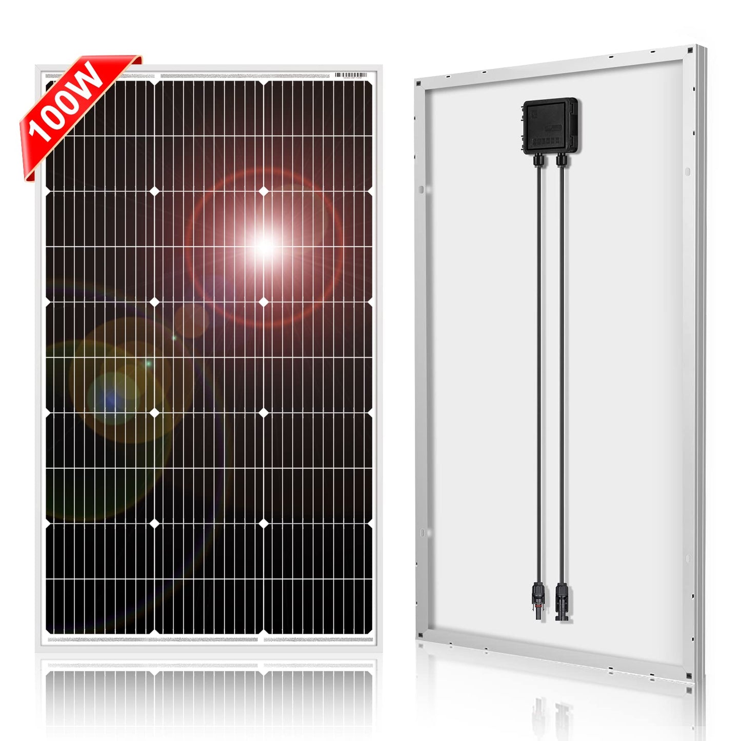 DOKIO 800W Solar Panels, 2-Pack of 400W, 31V, for 12V/24V Systems.