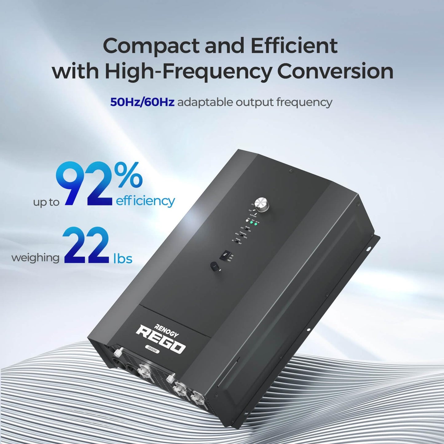 Renogy 48V 3500W Hybrid Inverter with 150V 80A MPPT Charge Controller