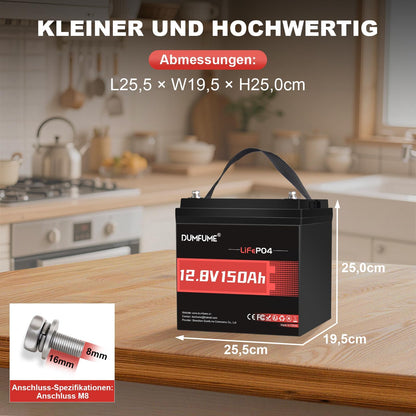 24V 100Ah Lithium LiFePO4 Battery Built-in 100A BMS Up to 15000 Cycles