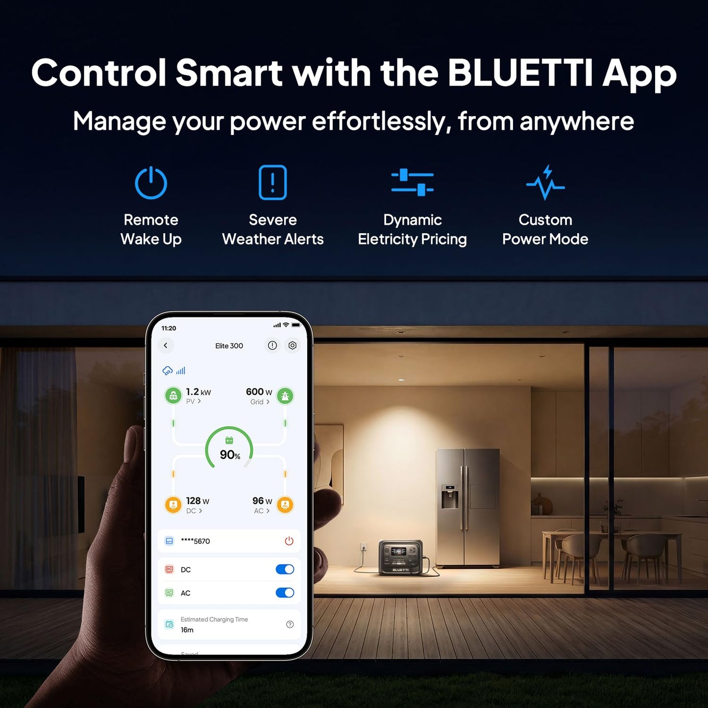 BLUETTI Elite 300 Portable Power Station with AC Cable 3014.4Wh 2400W LFP