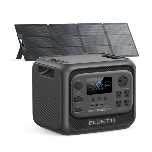 BLUETTI Elite 300 Portable Power Station with AC Cable 3014.4Wh 2400W LFP