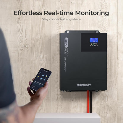 Renogy 48V 3500W Hybrid Inverter with 150V 80A MPPT Charge Controller