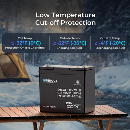 Renogy Core Mini 300Ah LiFePo4 Battery 12V Lithium Battery, Ultra-Compact