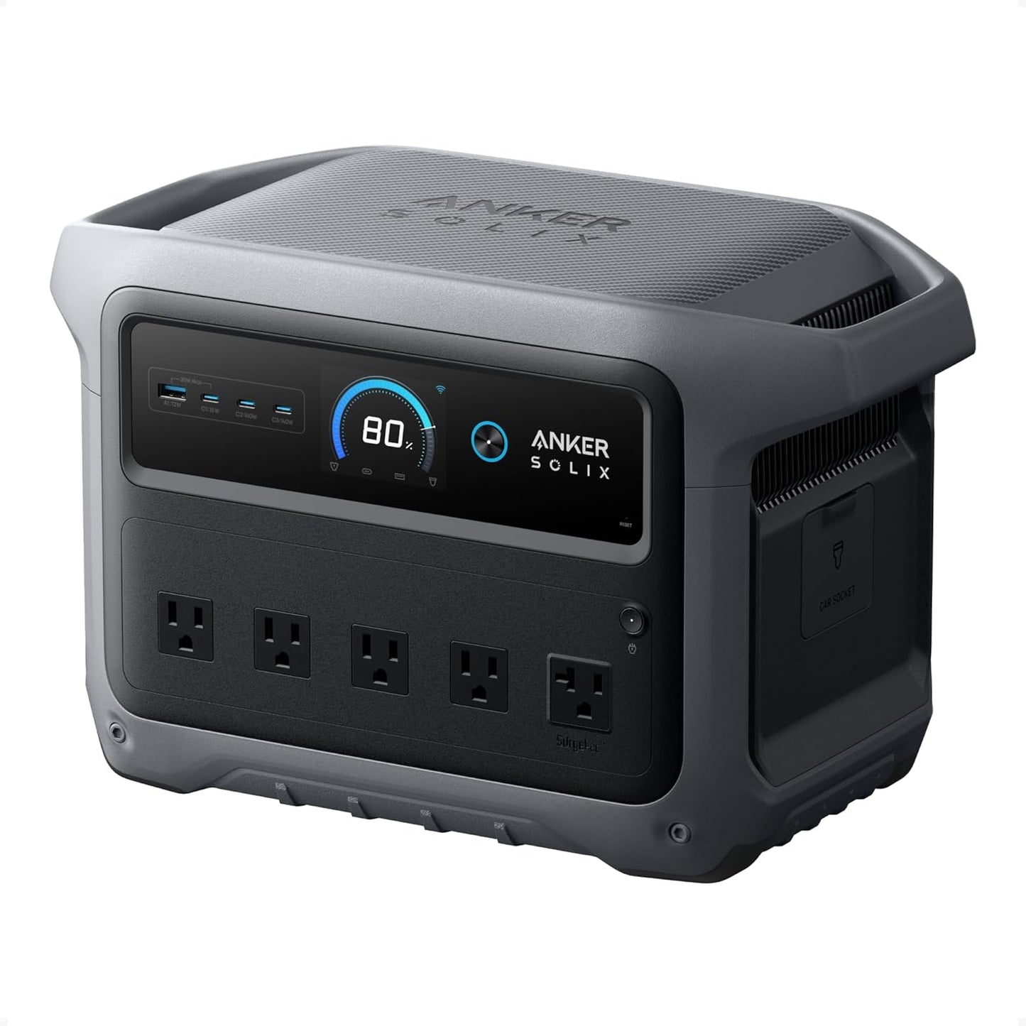 Anker SOLIX C1000 Gen 2 Portable Power Station, 1,024Wh, 2,000W, Camping