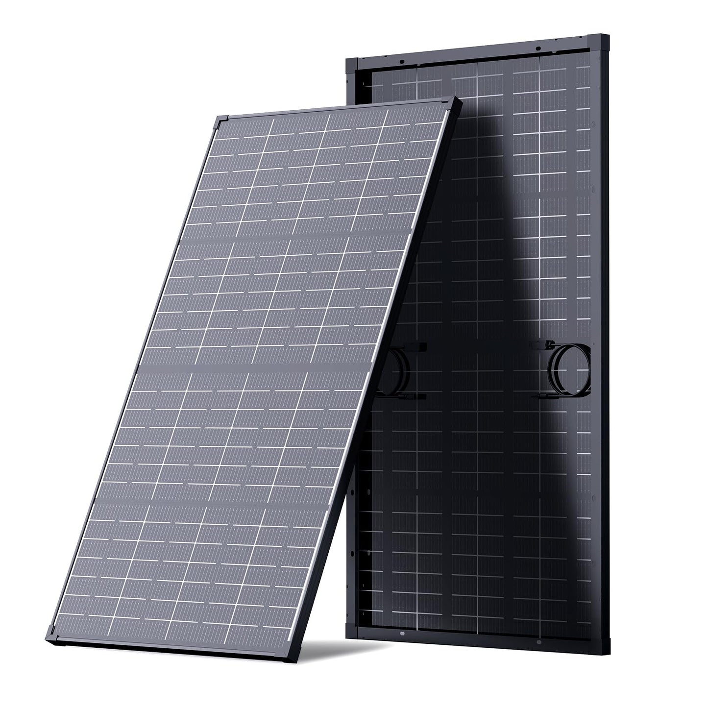 430W Anti-Shading Bifacial Solar Panel,Callsun 2PCS 215 Watt N-Type 16BB Monocrystalline PV Module, Over 25% High Efficiency,Ideal for 12V/24V System,RV,Marine,Power Station,Off-Grid