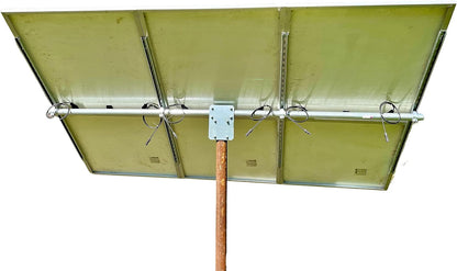 Solar Panel Array Top of Pole Ground Mount Bracket 2" - 2.5" - 3" Pipe Universal Bolt On