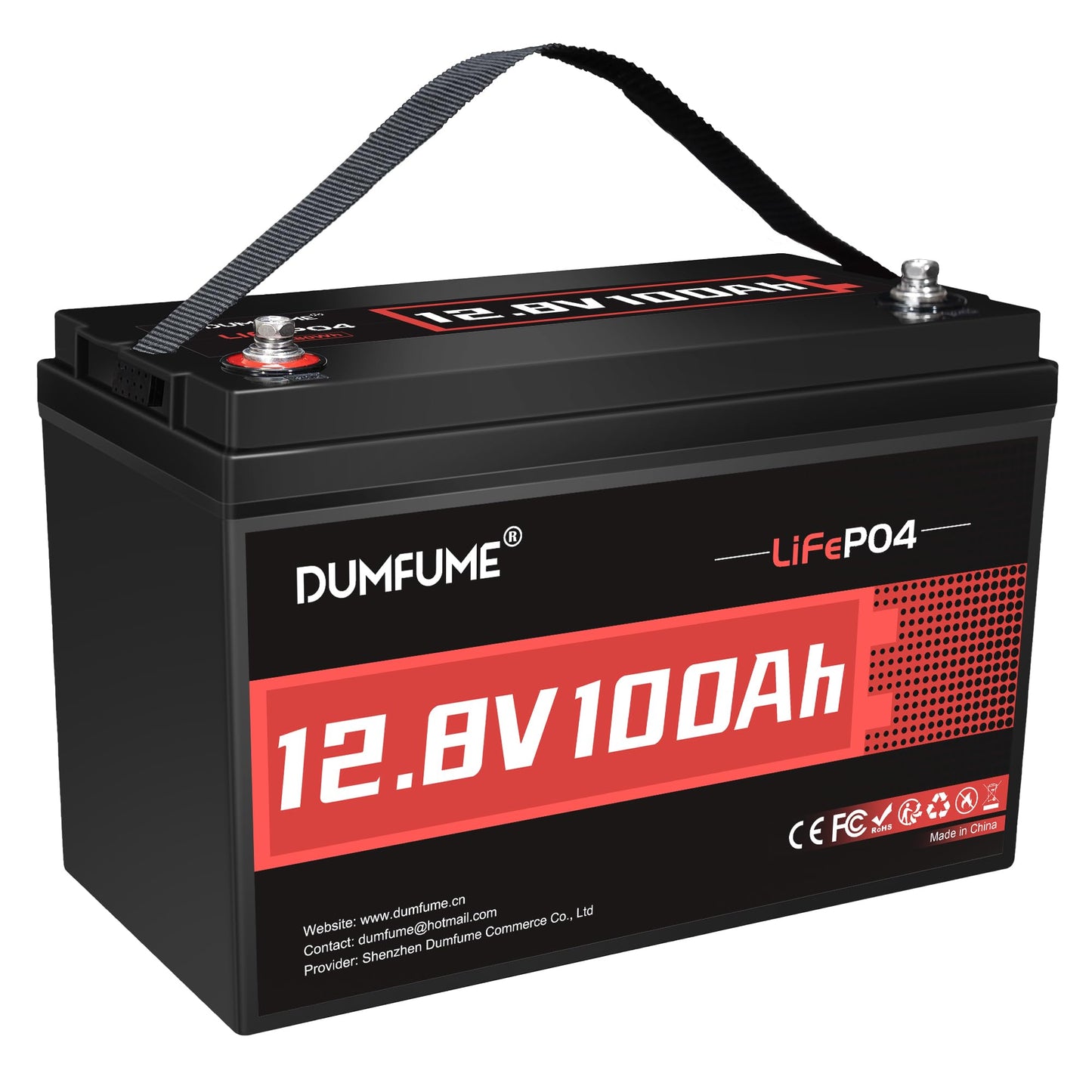 24V 100Ah Lithium LiFePO4 Battery Built-in 100A BMS Up to 15000 Cycles