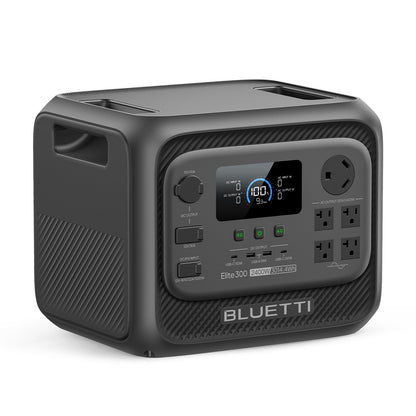 BLUETTI Elite 300 Portable Power Station with AC Cable 3014.4Wh 2400W LFP