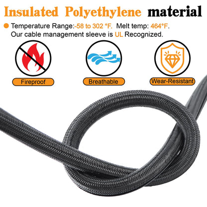 1/0 Gauge Battery Cable Wire Copper Clad Aluminum CCA Amp Wiring Kit 40FT Black/Red for Automotive Power Ground,Car Audio Speaker,Truck with 250A ANL Fuse Holder Lug Terminal Heat Shrink Tube