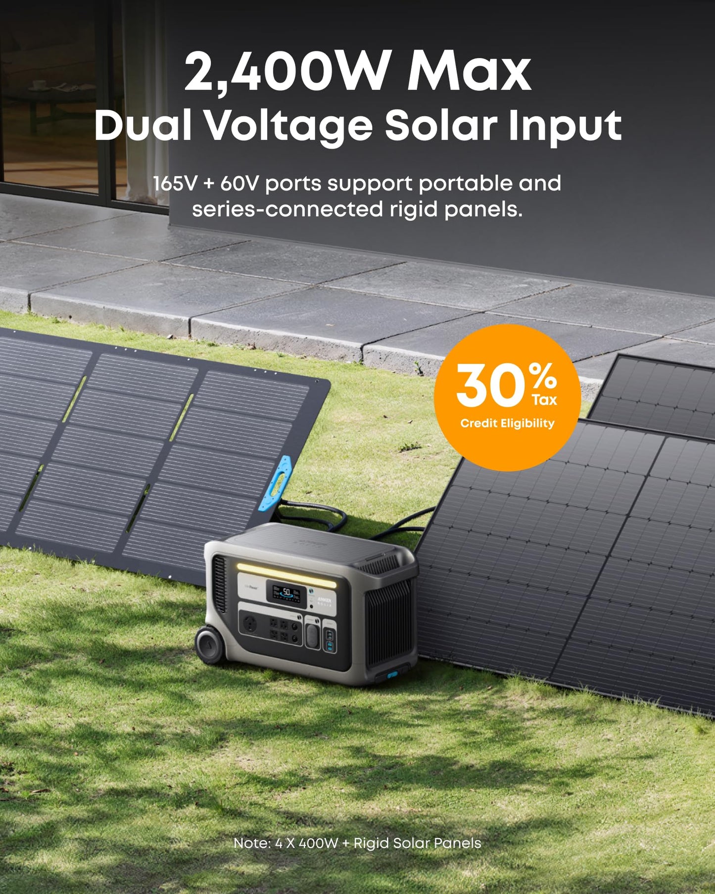 Anker SOLIX F3000 Portable Power Station, 3,072Wh, 6,000W, Solar Generators