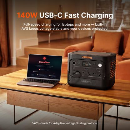 Jackery Explorer 2000 v2 LFP Power Station with AC Cable, 2042Wh