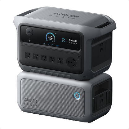 Anker SOLIX C2000 Gen 2 Portable Power Station and Expansion Battery