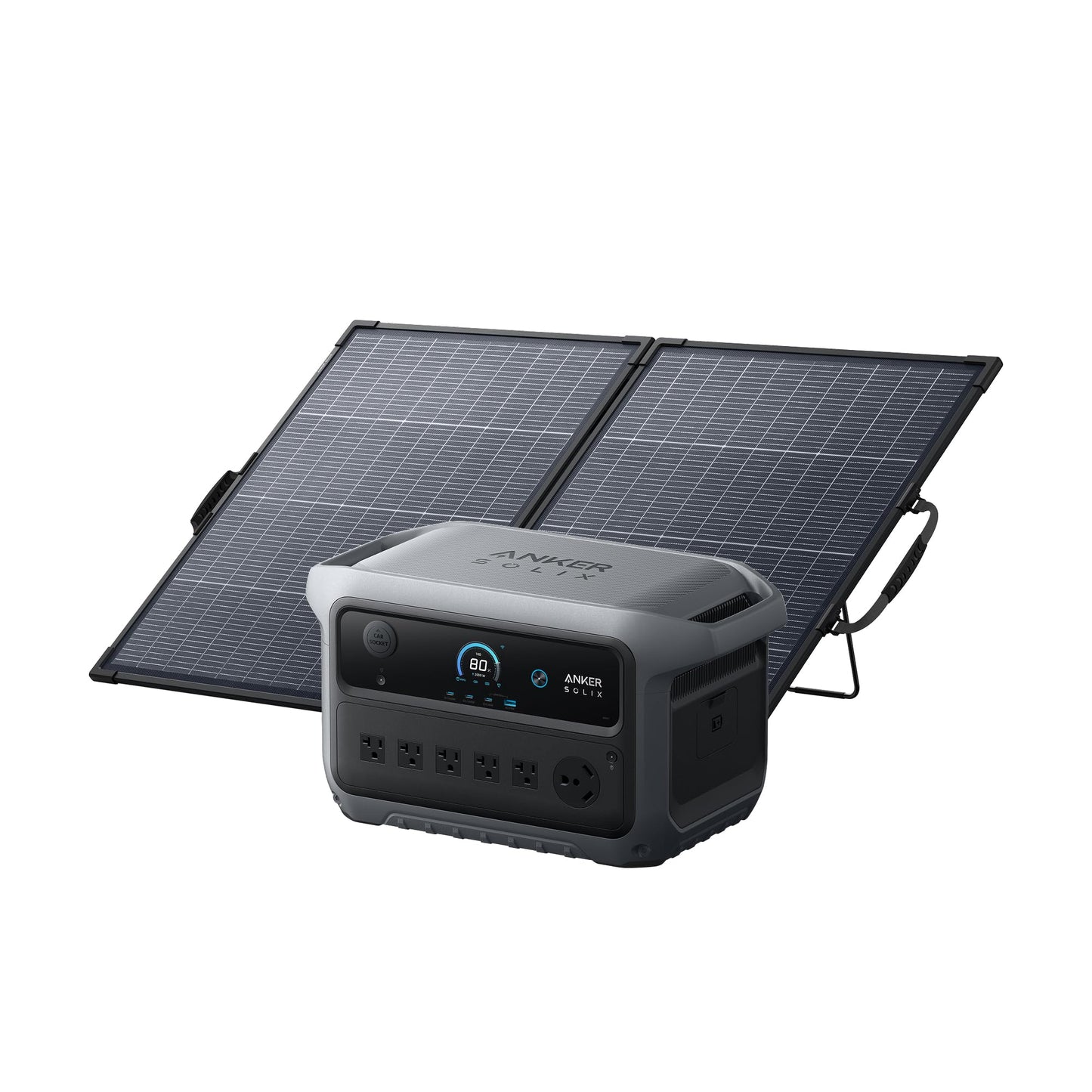 Anker SOLIX C2000 Gen 2 Portable Power Station and Expansion Battery