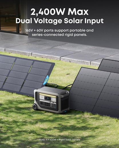 Anker SOLIX F3000 Portable Power Station, 3,072Wh, 6,000W, Solar Generators