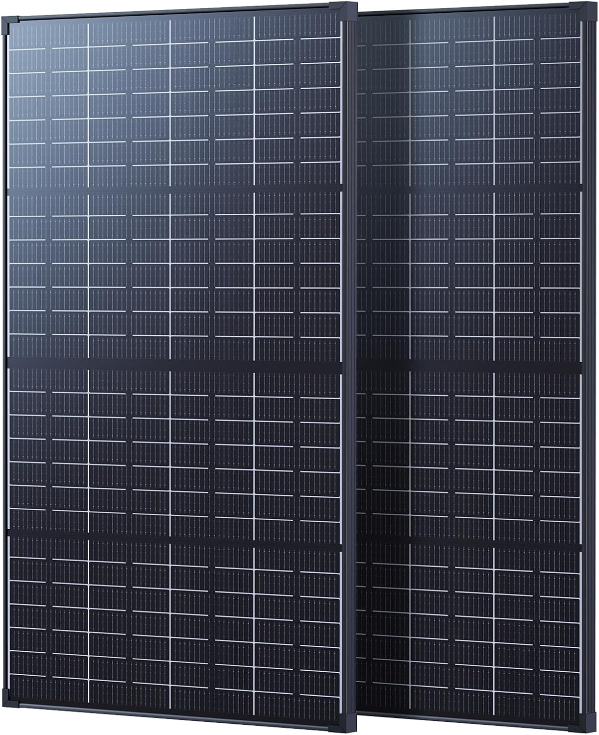 430W Anti-Shading Bifacial Solar Panel,Callsun 2PCS 215 Watt N-Type 16BB Monocrystalline PV Module, Over 25% High Efficiency,Ideal for 12V/24V System,RV,Marine,Power Station,Off-Grid