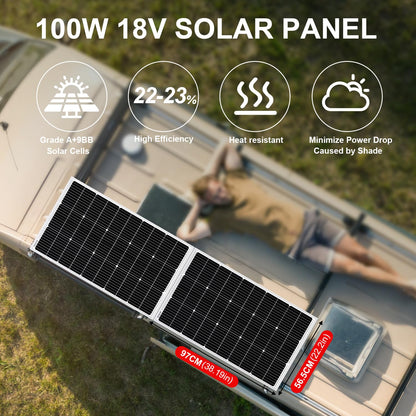 DOKIO 800W Solar Panels, 2-Pack of 400W, 31V, for 12V/24V Systems.
