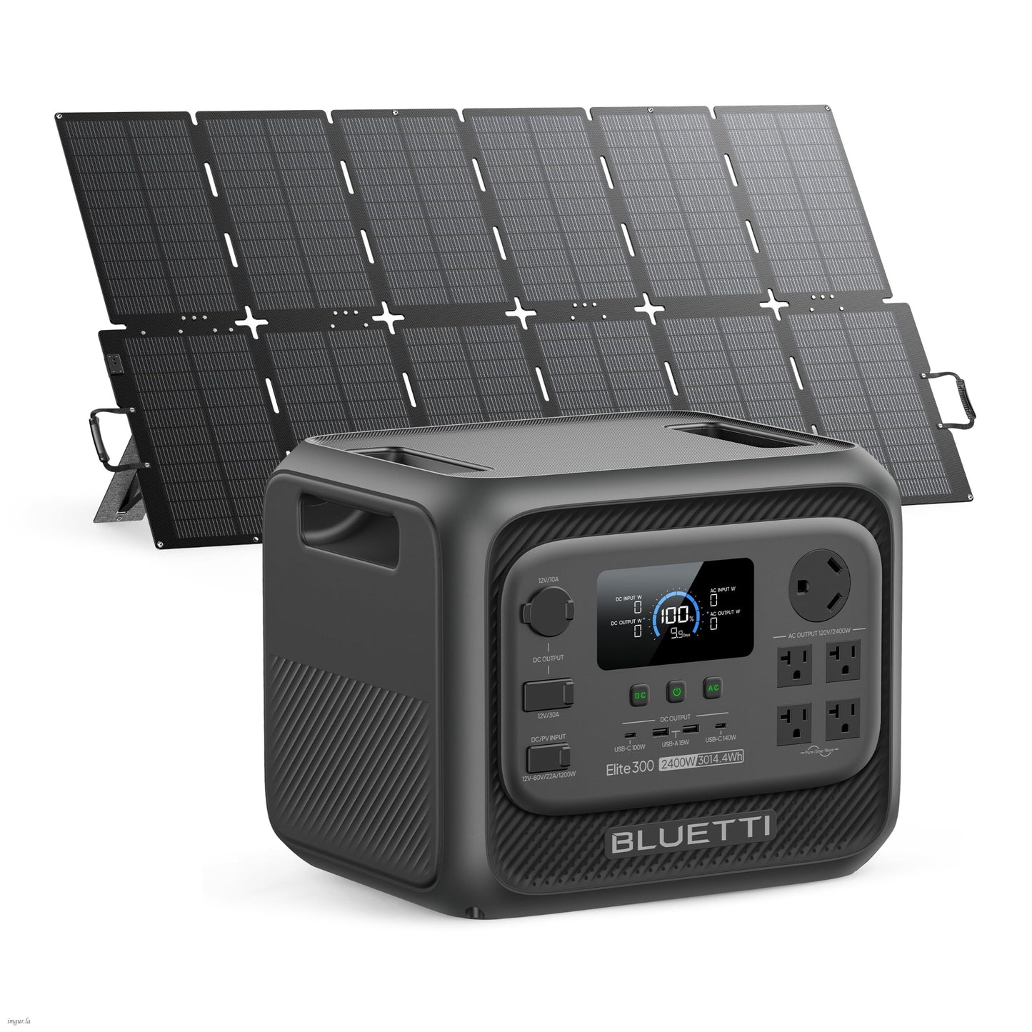 BLUETTI Elite 300 Portable Power Station with AC Cable 3014.4Wh 2400W LFP